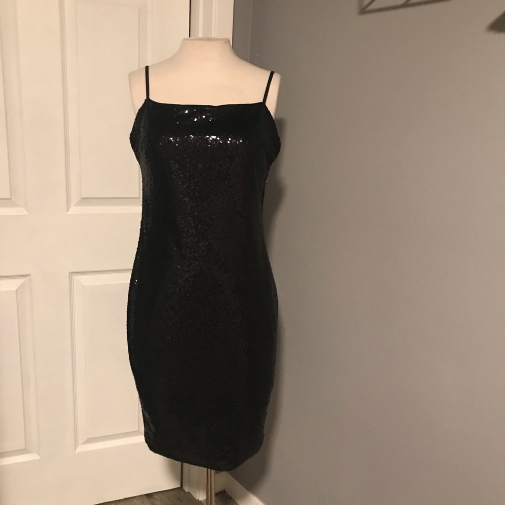 Sexy black dress